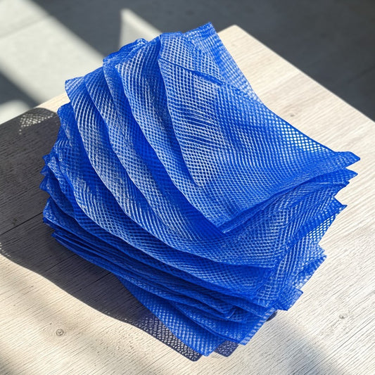 Vuego Disposable Shoe Covers - 100 Pack - Industrial Grade Reinforced Fabric - Professional Grade Non-Slip - Heavy Duty Protection - Blue
